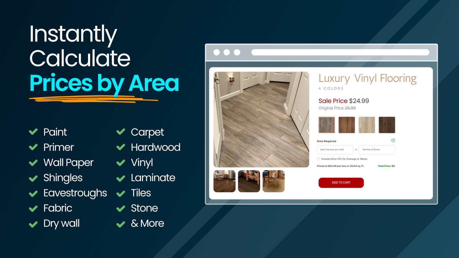 Floor & Wall Price Calculator