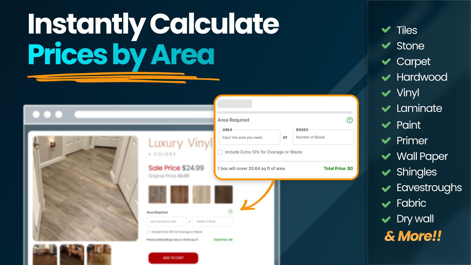 Floor & Wall Price Calculator