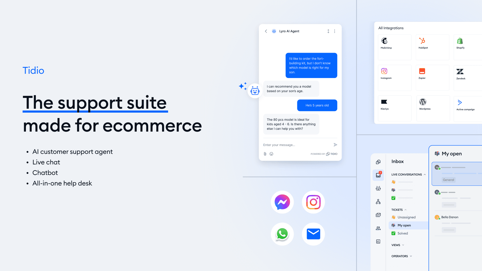 The customer support platform made for ecommerce
