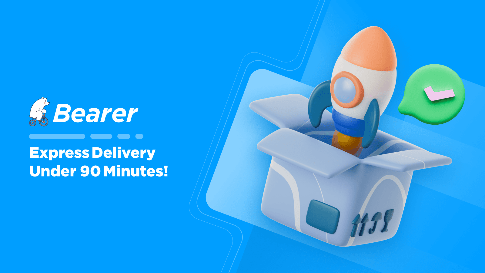 Bearer Shopify App, Express Delivery Under 90 Minutes!