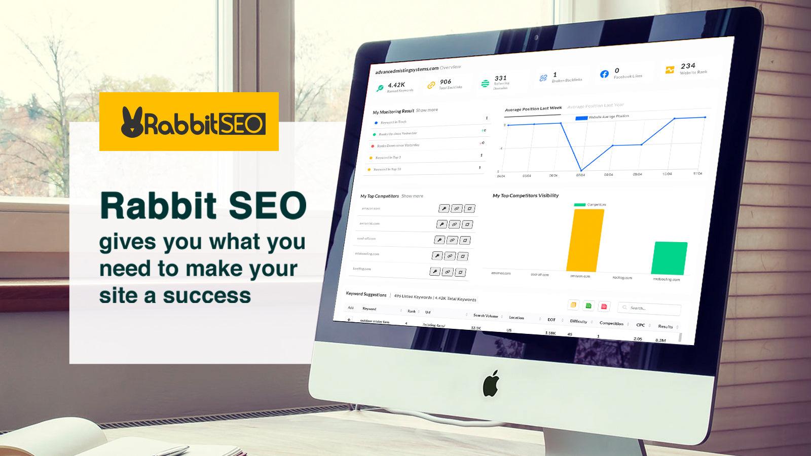 Rabbit SEO gives you what you need to make your site a success