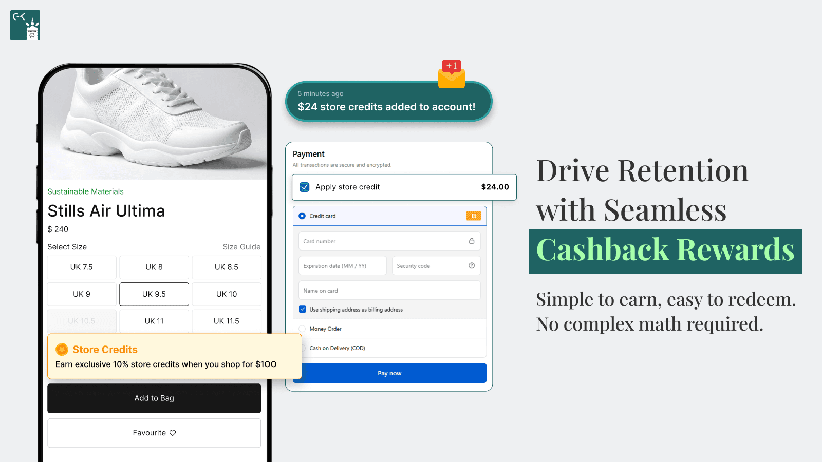 Seamless Store Credits to Boost Retention