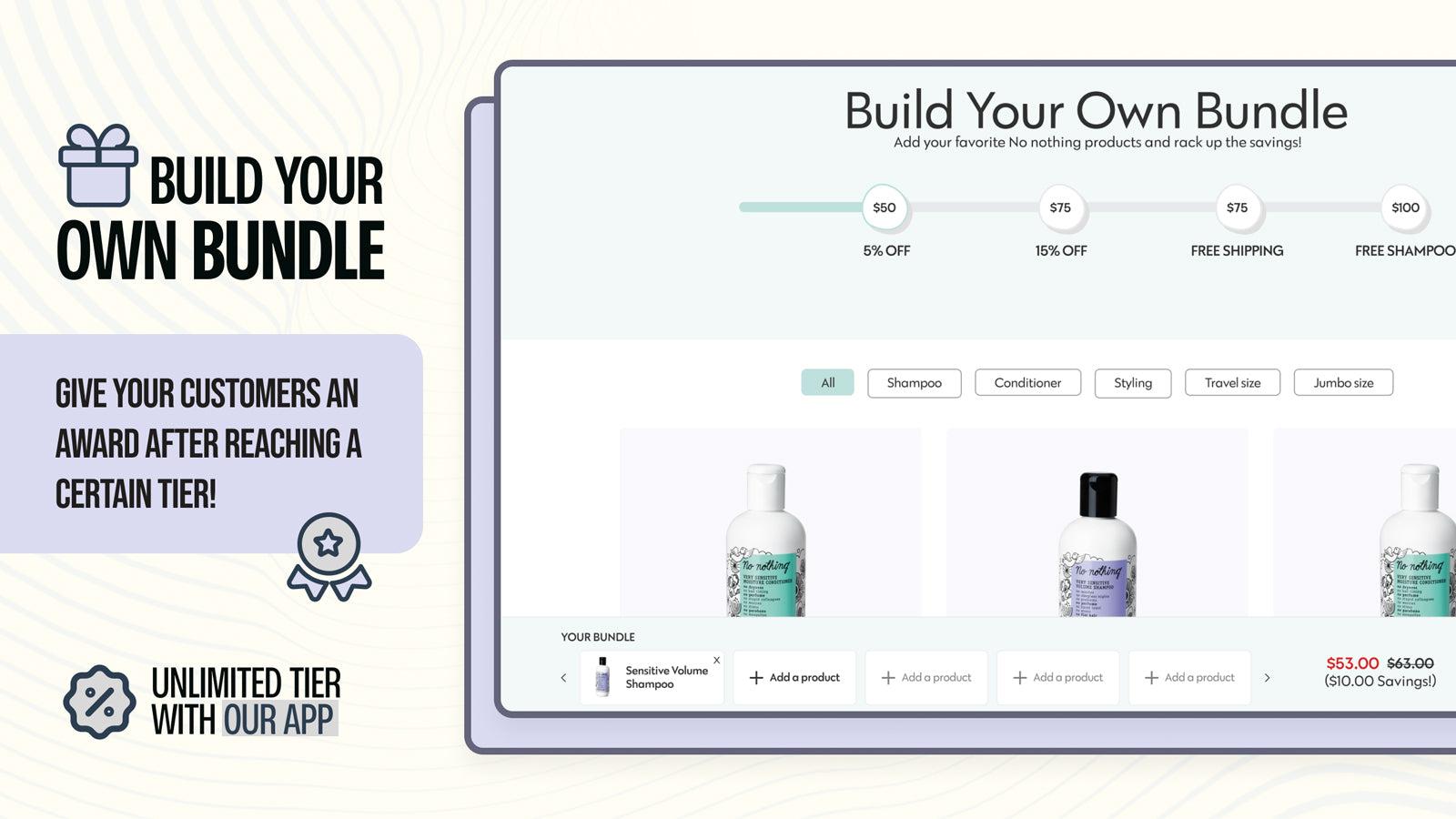 The Ultimate mix & match bundle builder