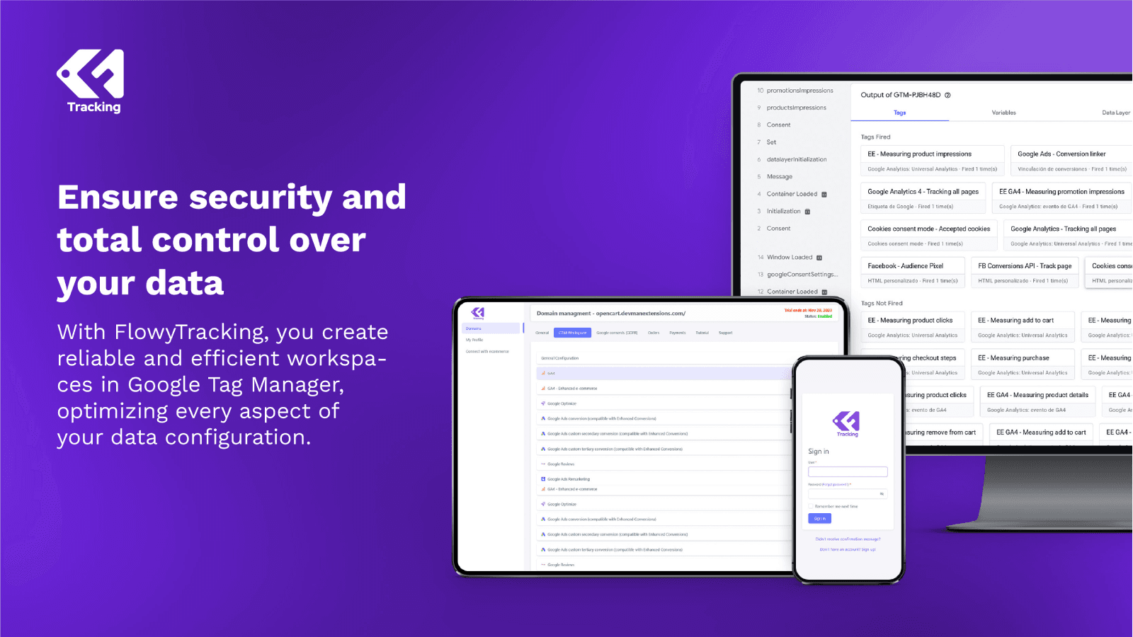 Ensure security and total control over your data