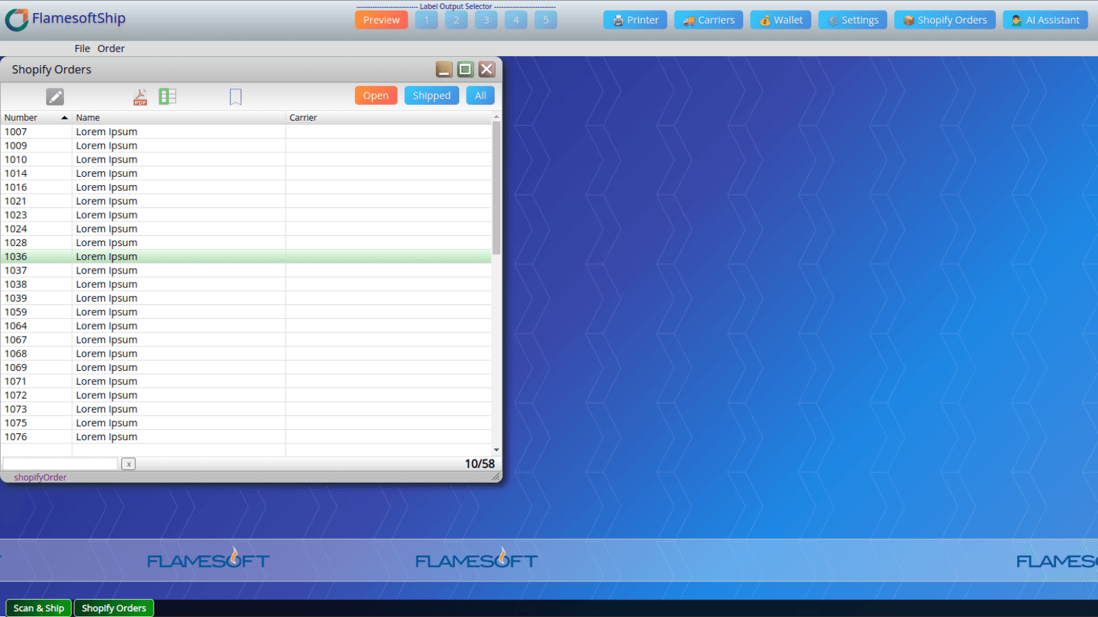 Get a comprehensive view of your shipping operations with our in