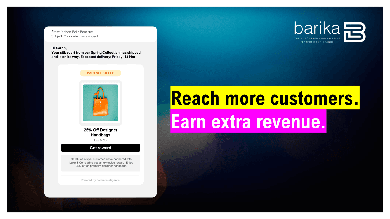 Reach more Customers. Earn extra Revenue