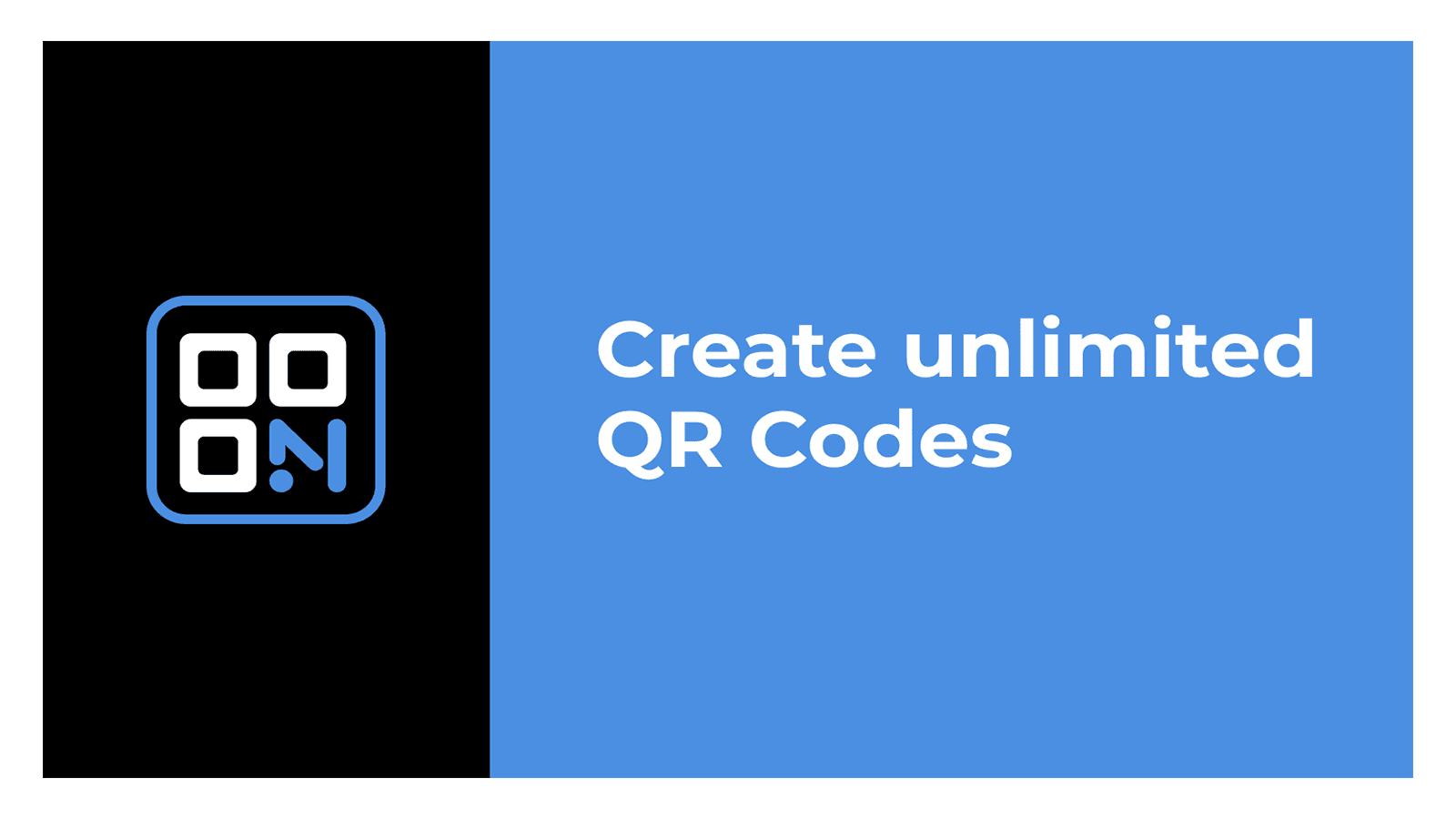 Create Unlimited QR Codes
