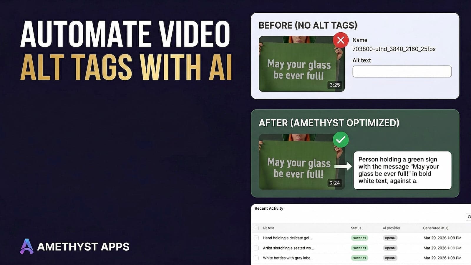Video SEO Alt Tags by Amethyst