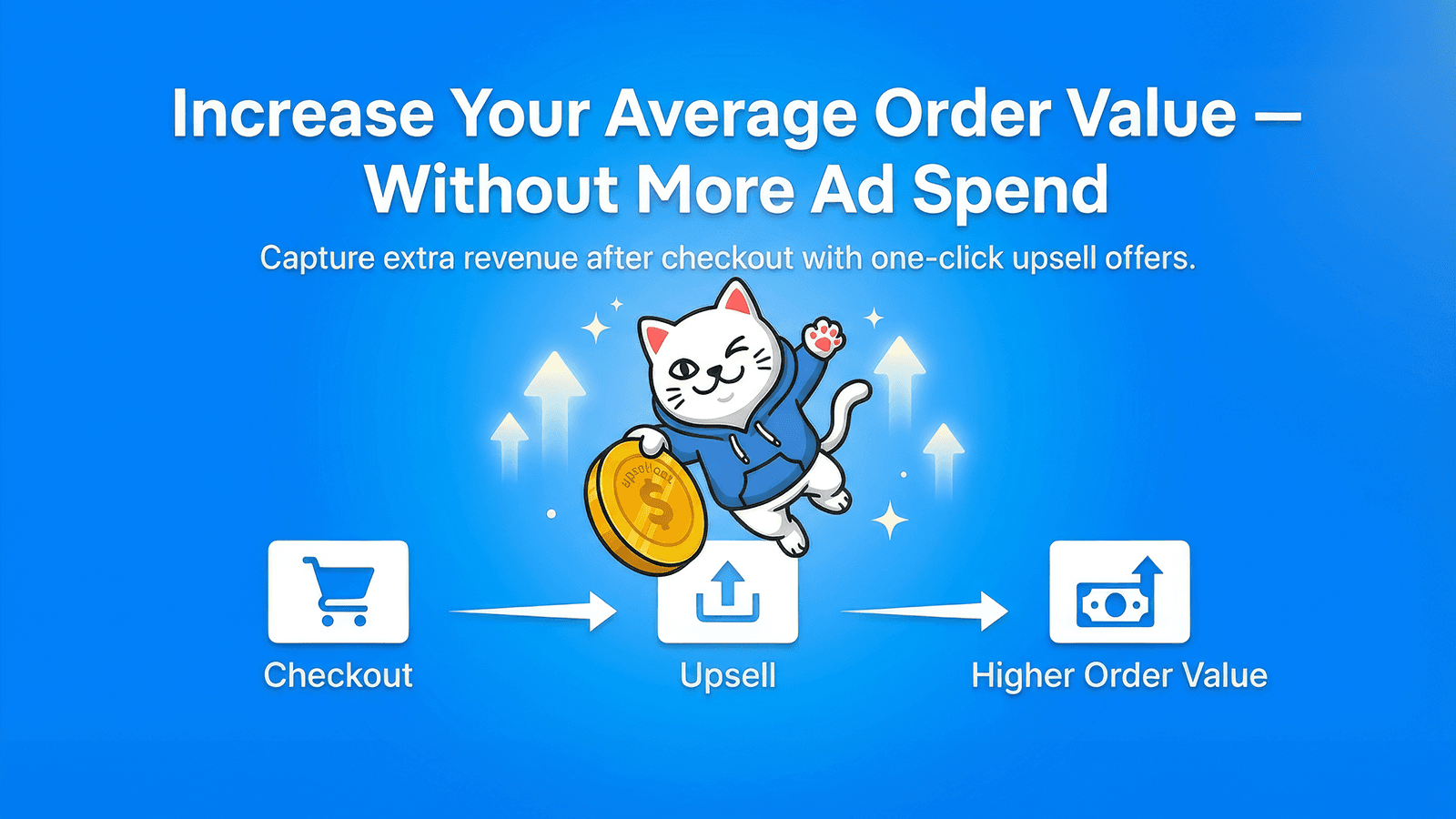 UpsellCat app increasing average order value illustration