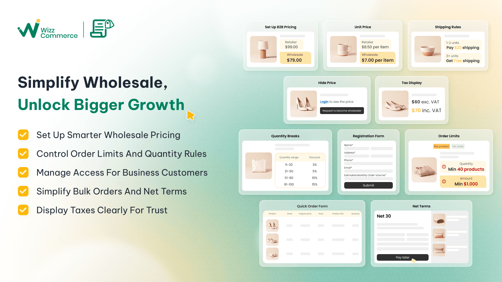 Shopify Whoelsale Pricing, Wholesale B2B