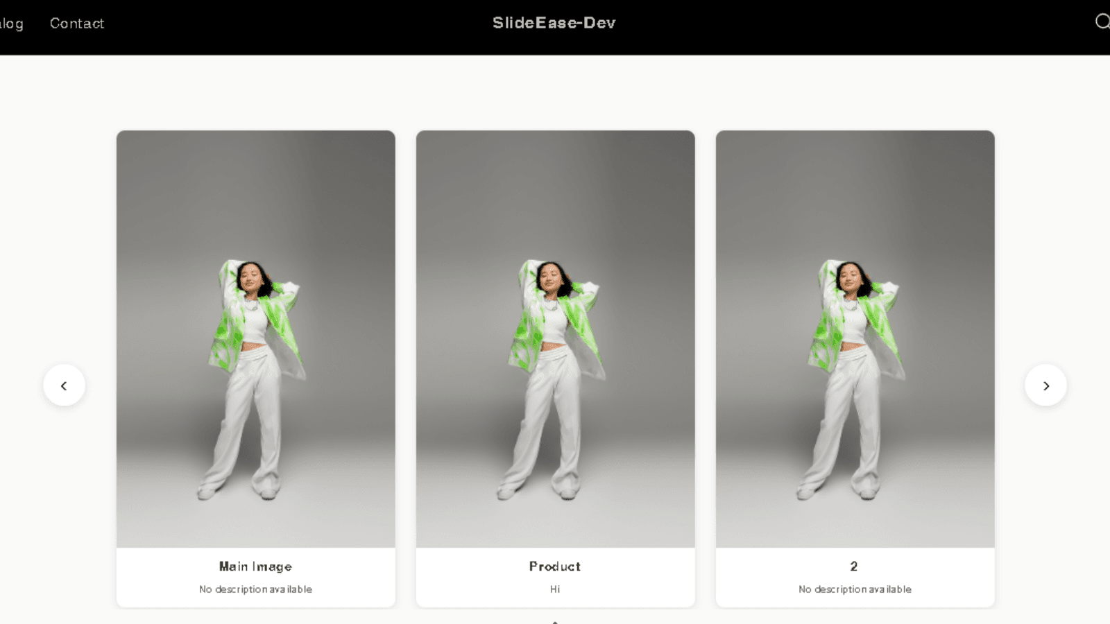 Product Slider on shop
