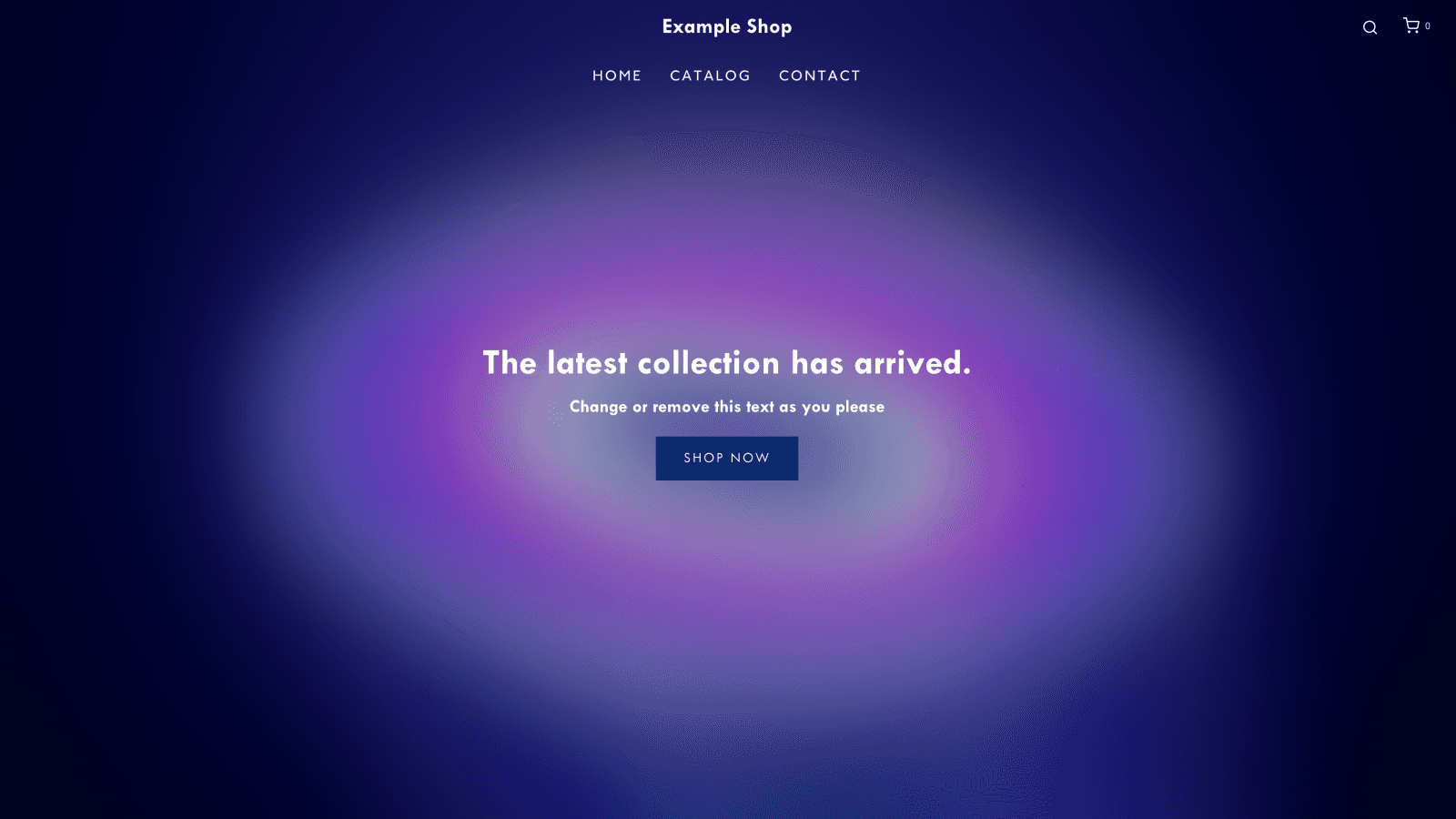 Preview of Video Hero Loop block 1