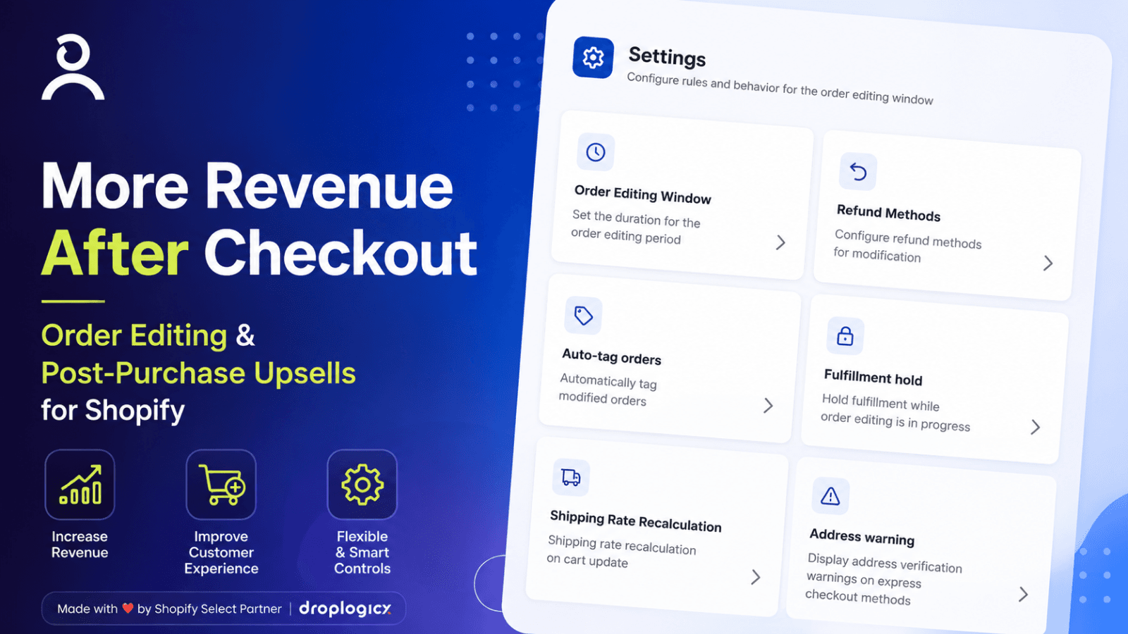 order editing & upsell