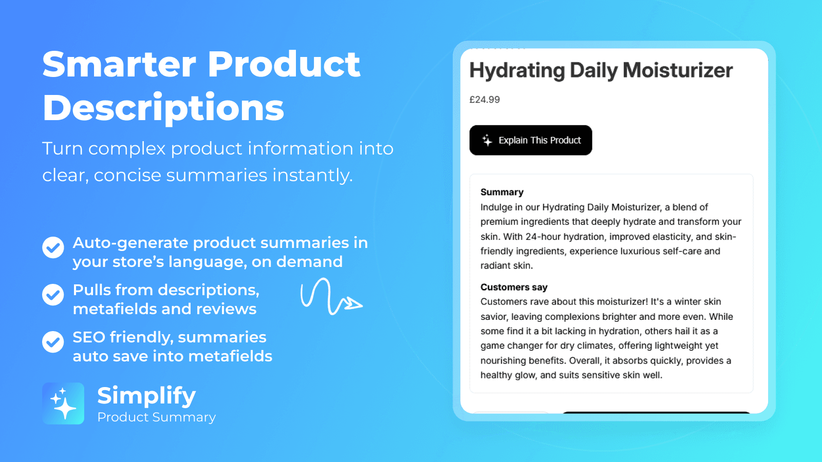 Smarter product descriptions