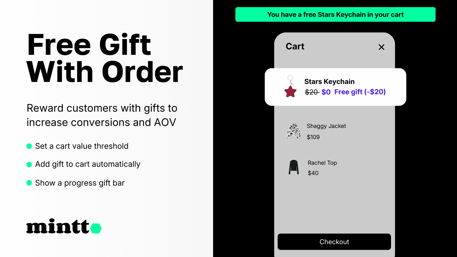 Mintt Free gift with order