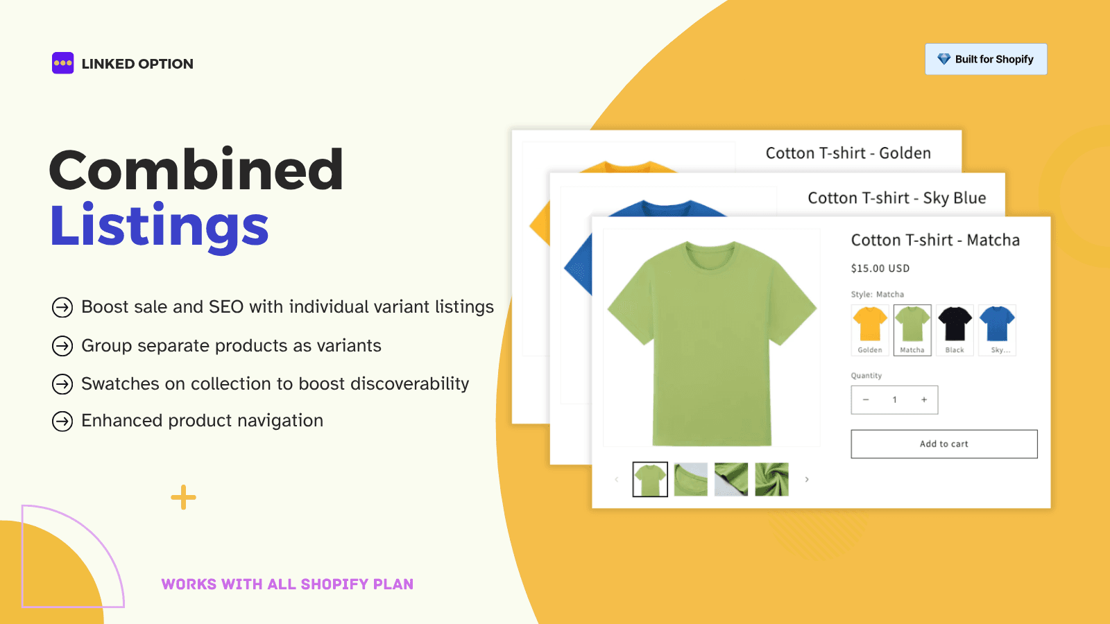 King Linked Options is a Combined Listings app