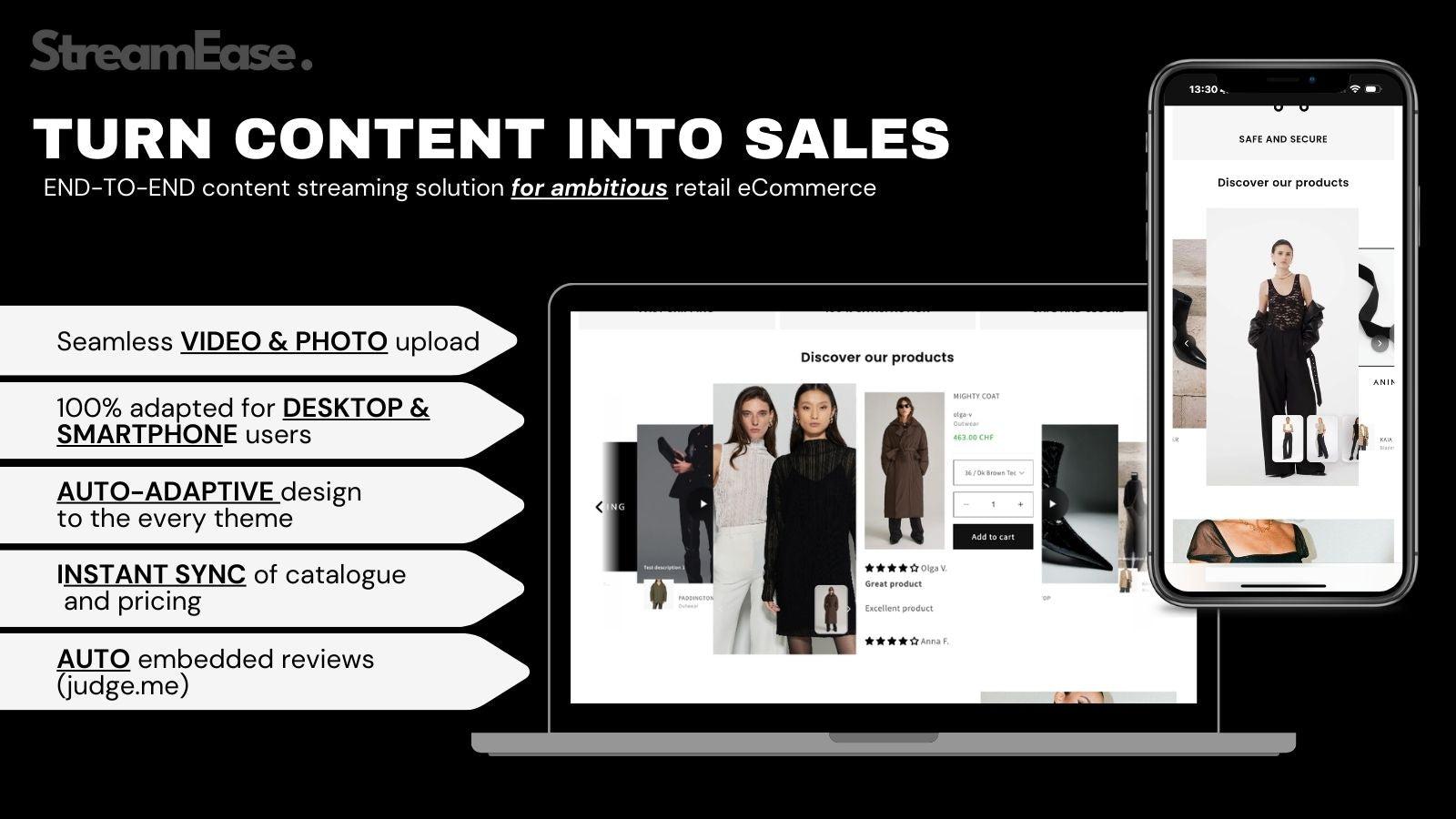 Homapege default shoppable slider