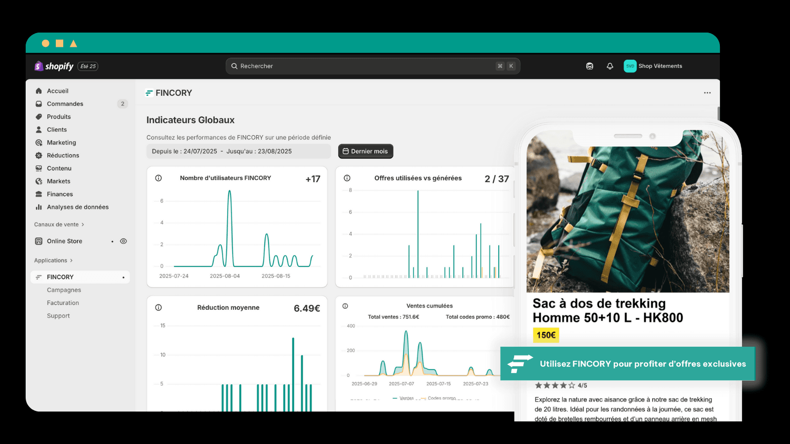 Etape 1 : installer l'application