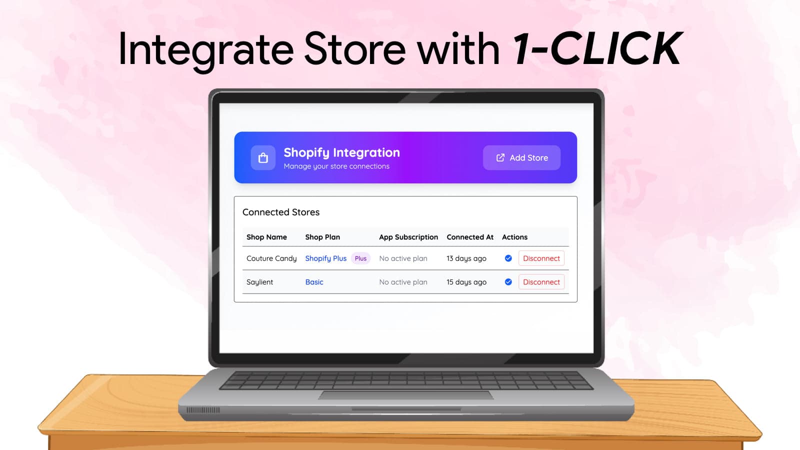 Integration to Store with 1-Click Process