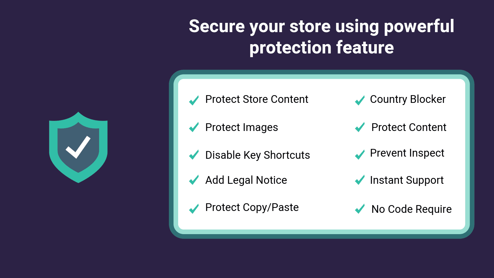 Disable Right Click, Block Copying and Secure Your Store Content