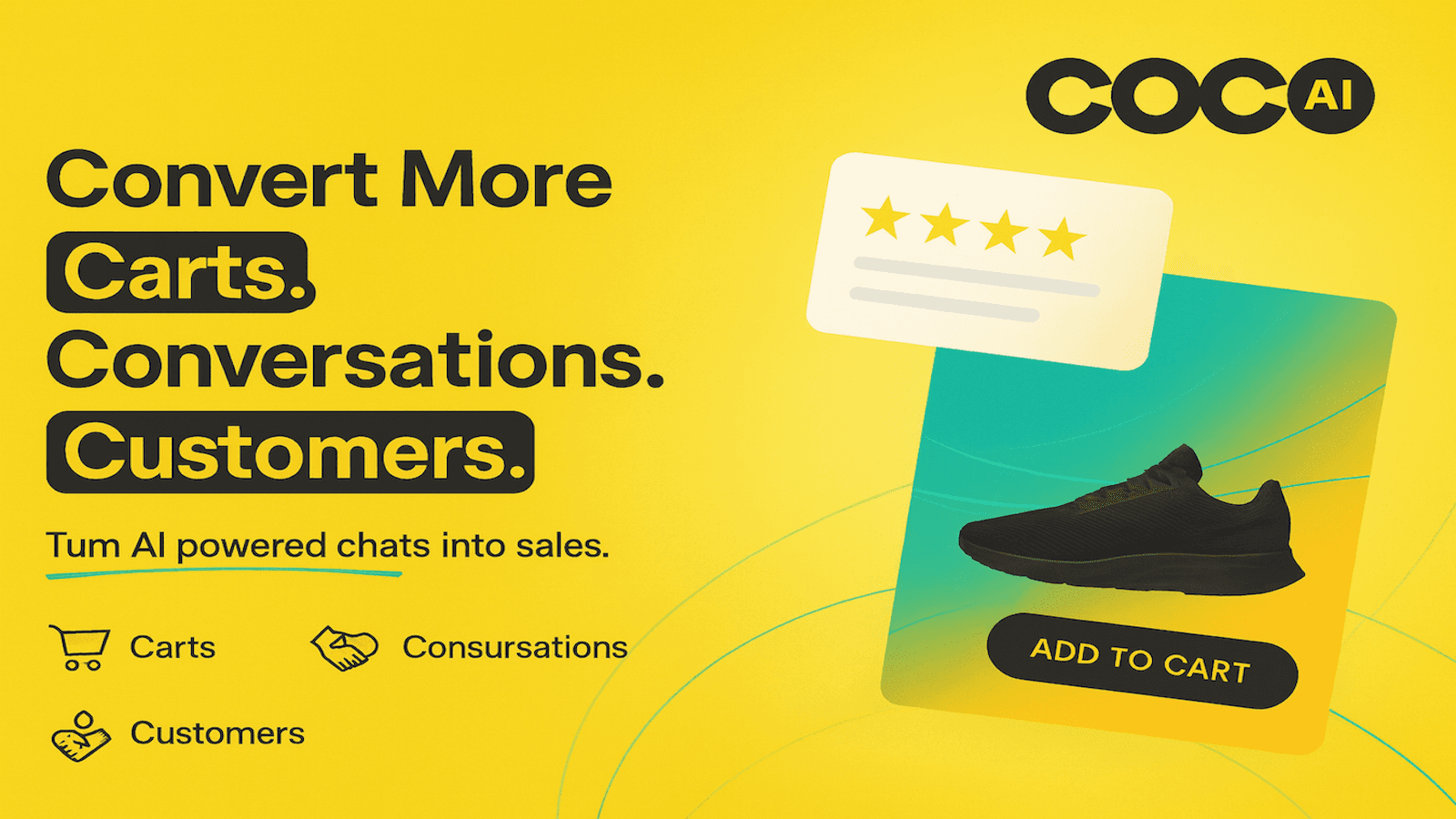 CoCo, Chat AI on Shopify and cart recovery.