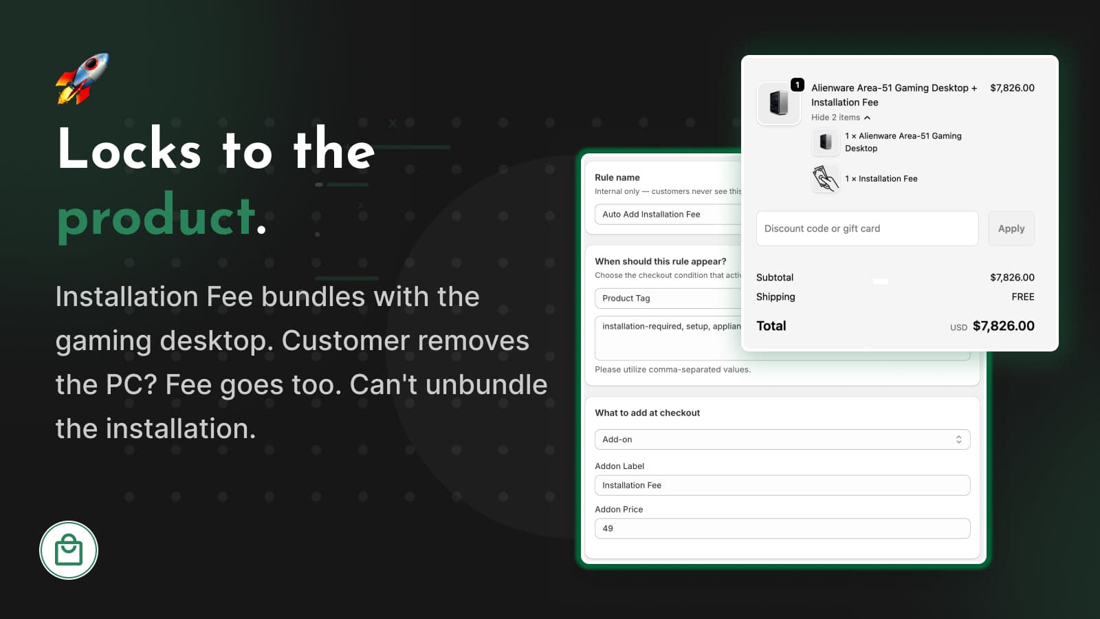 Bundles lock to products - remove one, both go