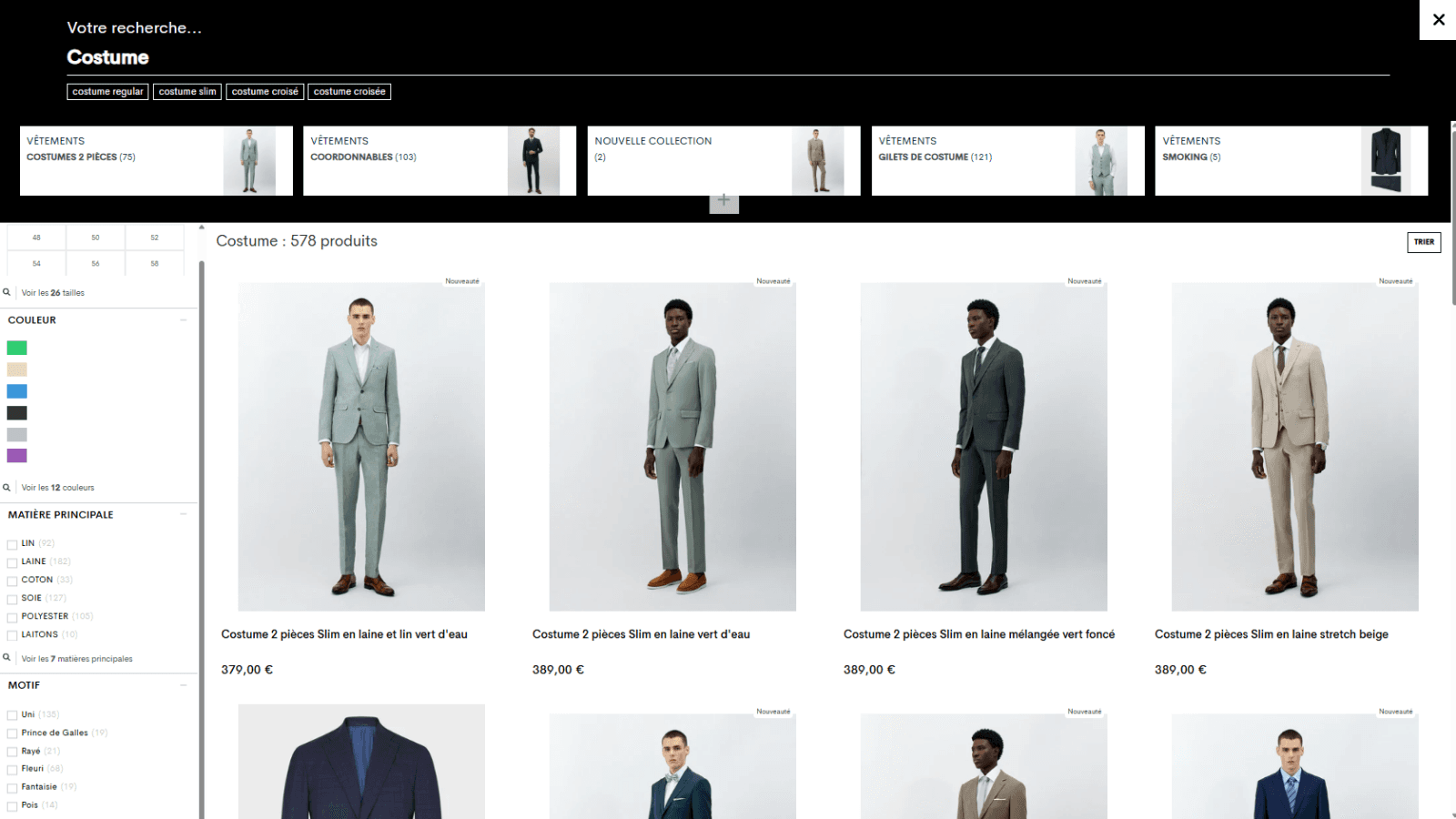 Immersive, captivating and customizable search experiences