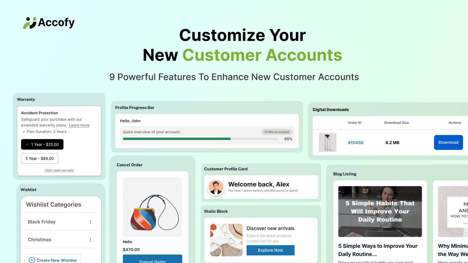 Accofy - Customer Account