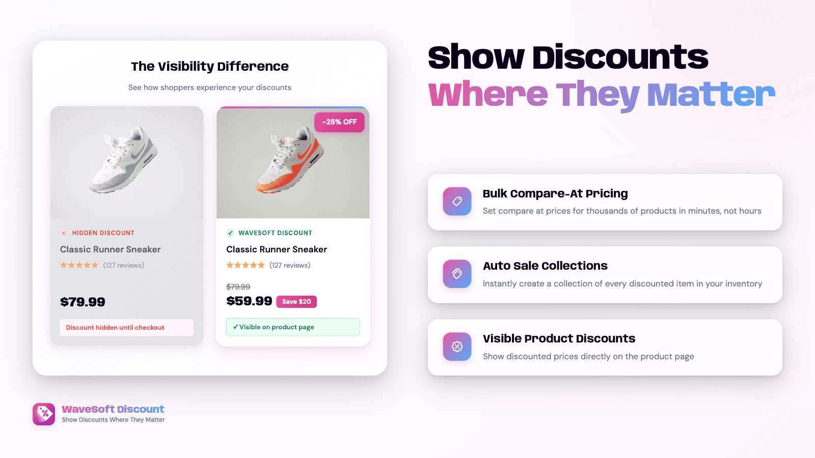 Main features of the app