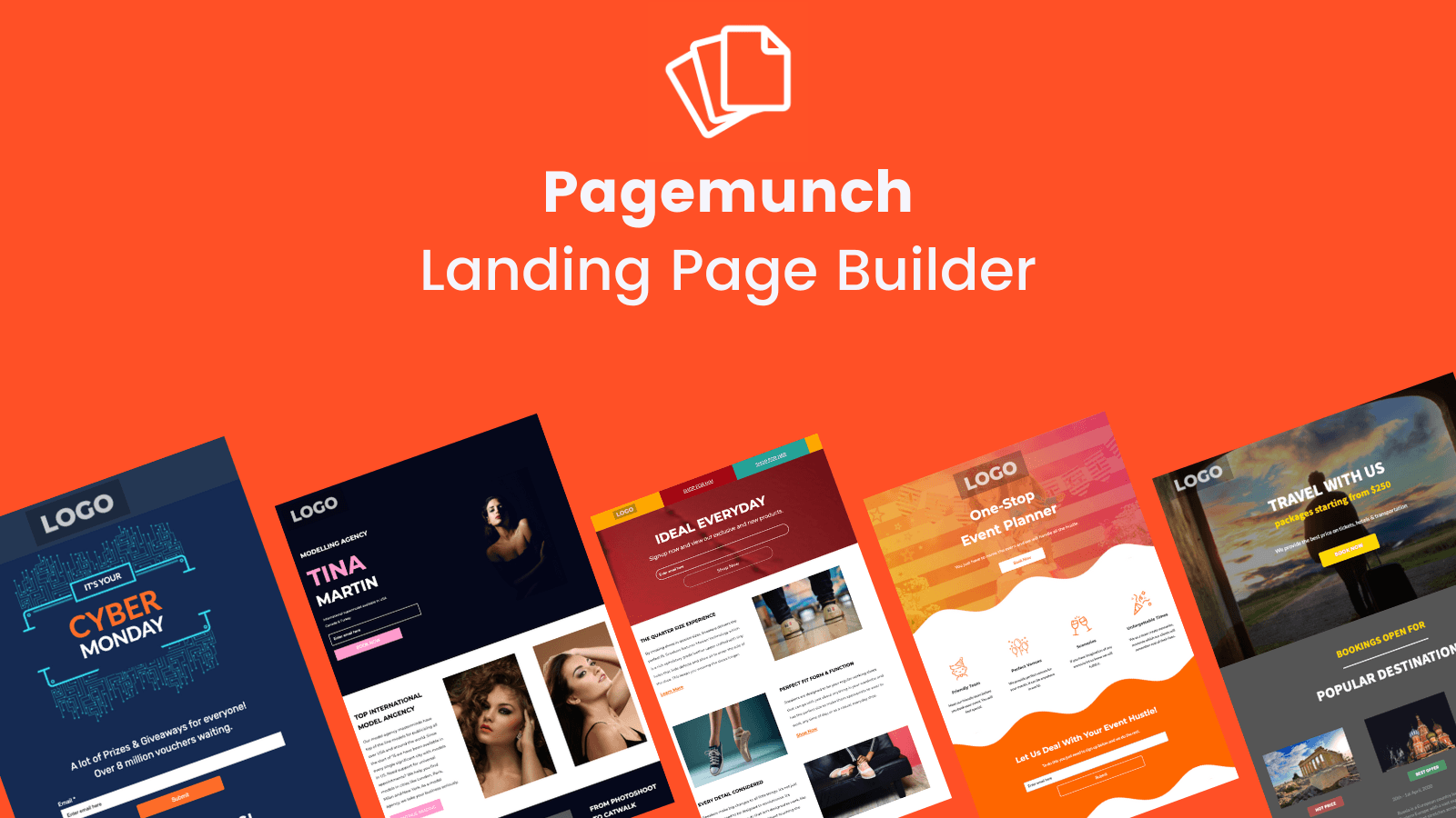 Pagemunch landing page templates