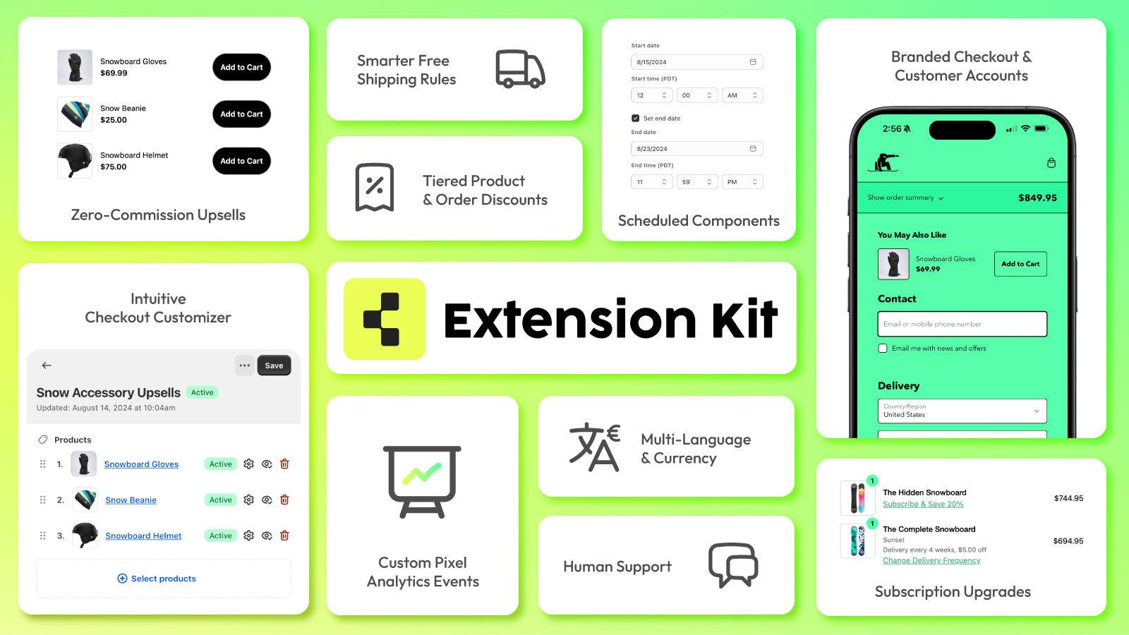 Extension Kit - Feature Highlights