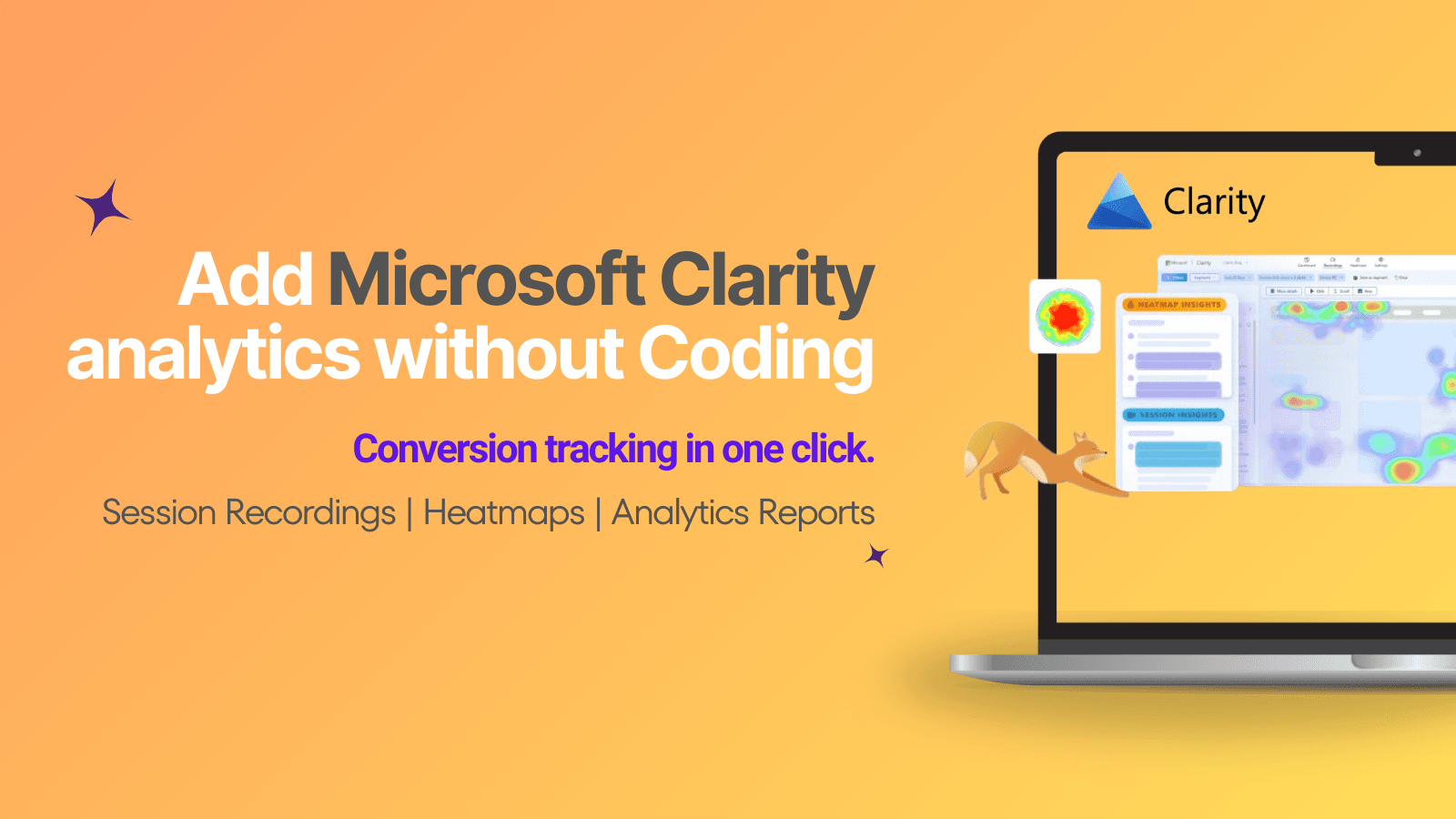 conversion tracking on microsoft clarity app