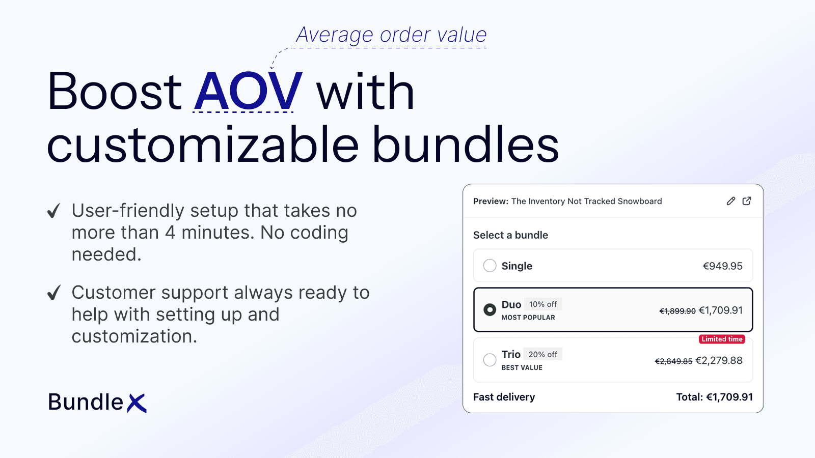 Increase sales and boost conversions