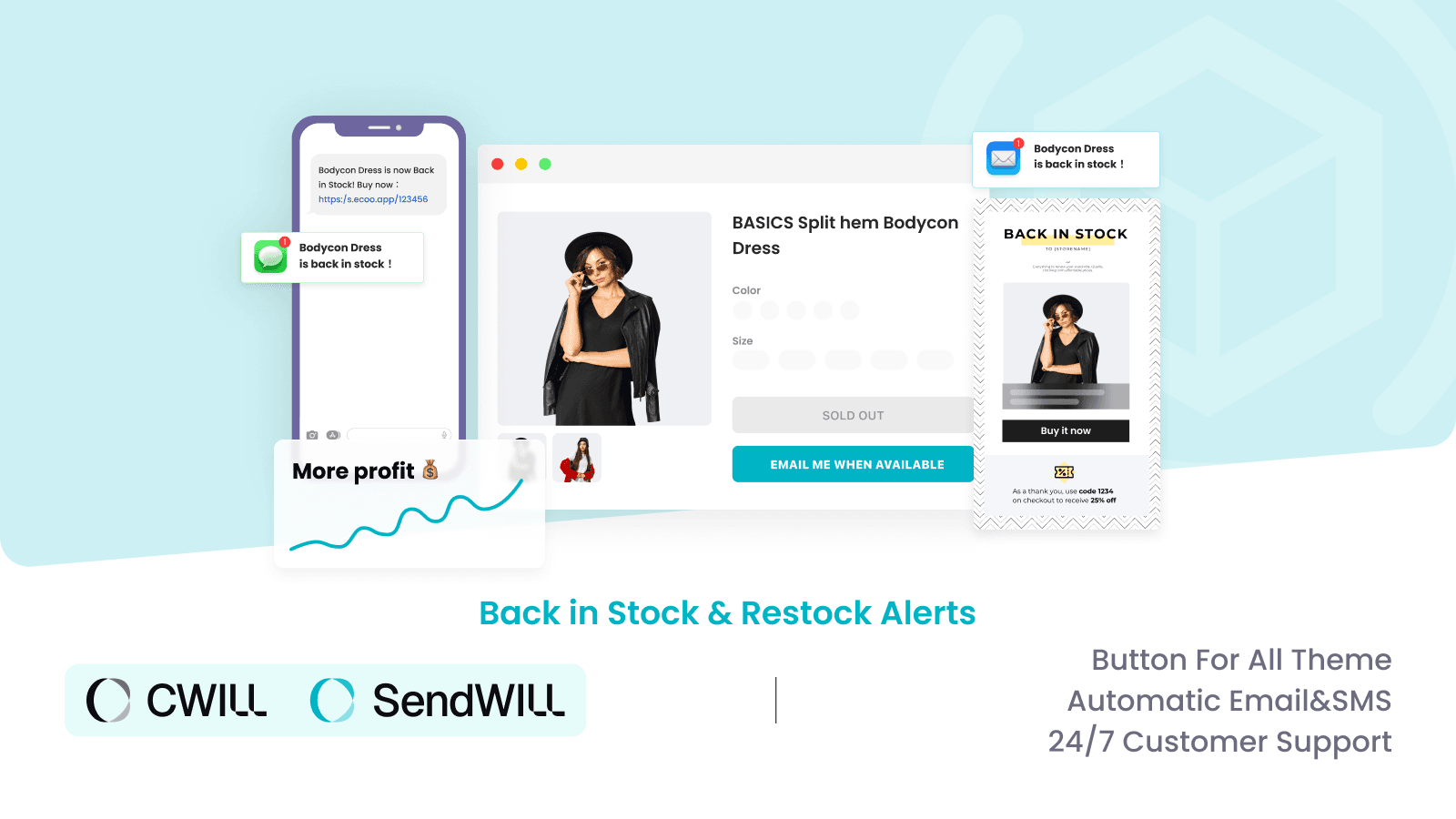 SendWILL Back in stock