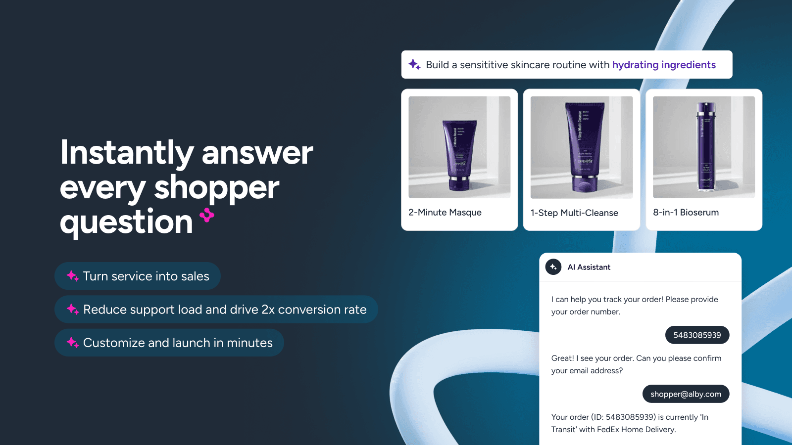 alby is the customer experience agent for retail