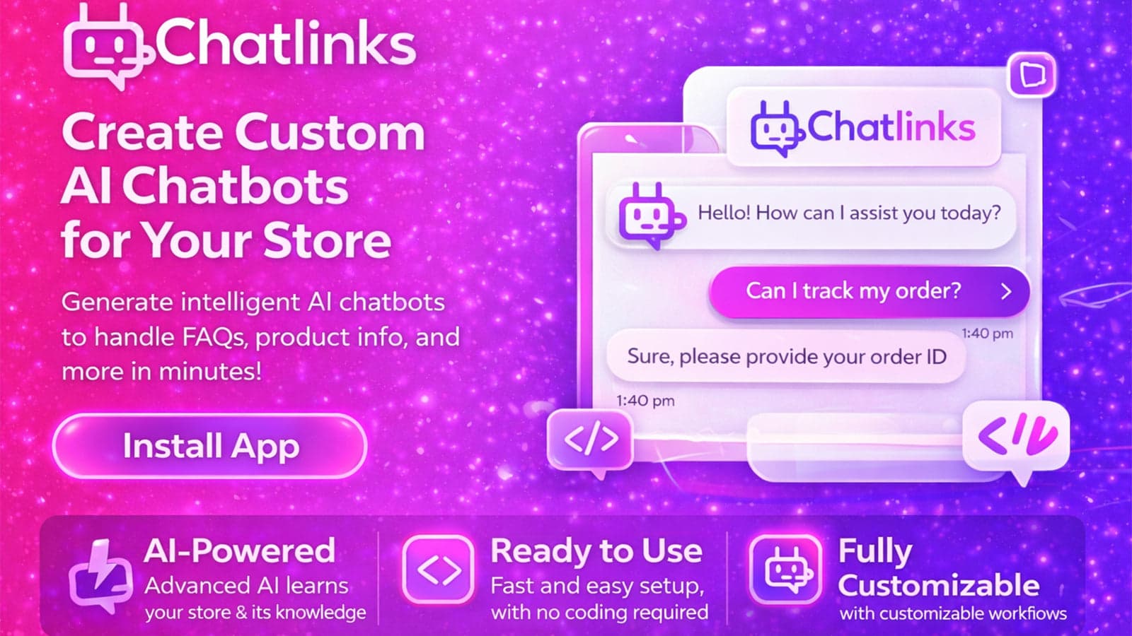Chatlinks home landing page image