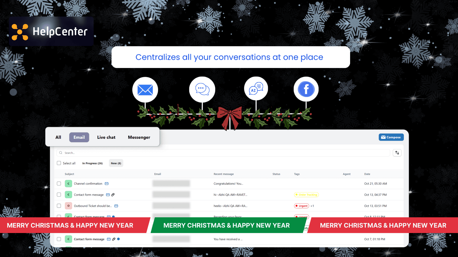 HelpCenter, Cetralize All Channels In One Place