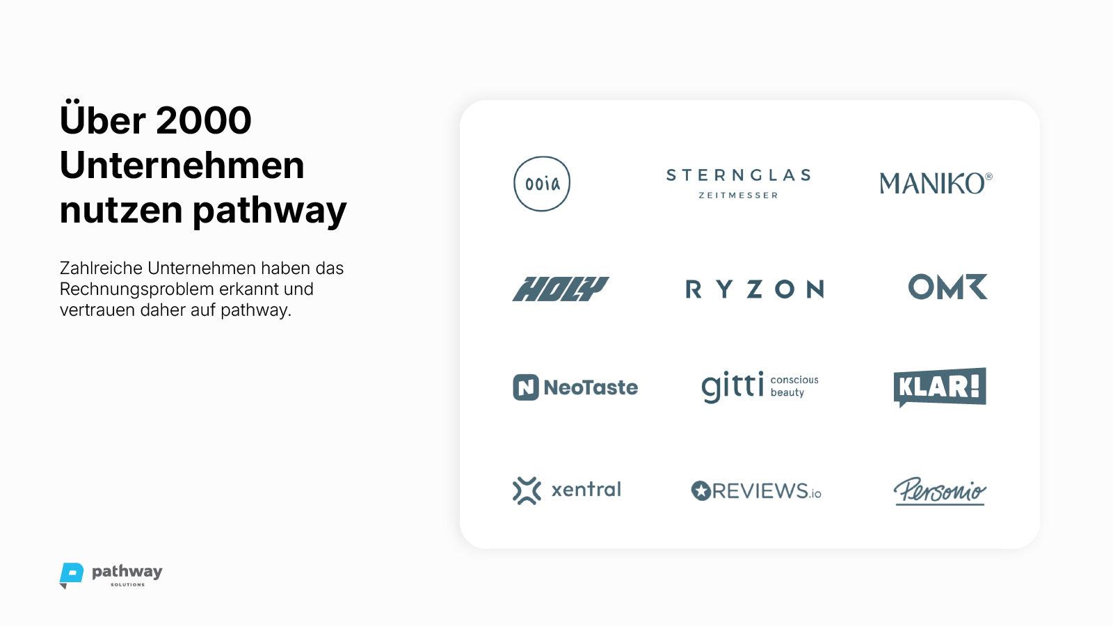 2.000+ merchants trust pathway