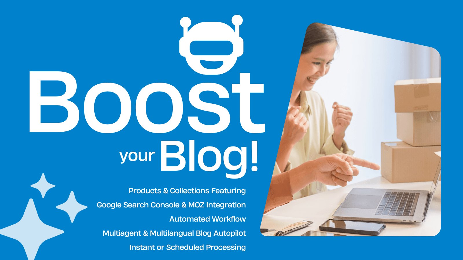 Blogger automate your blog with SEO-optimized content