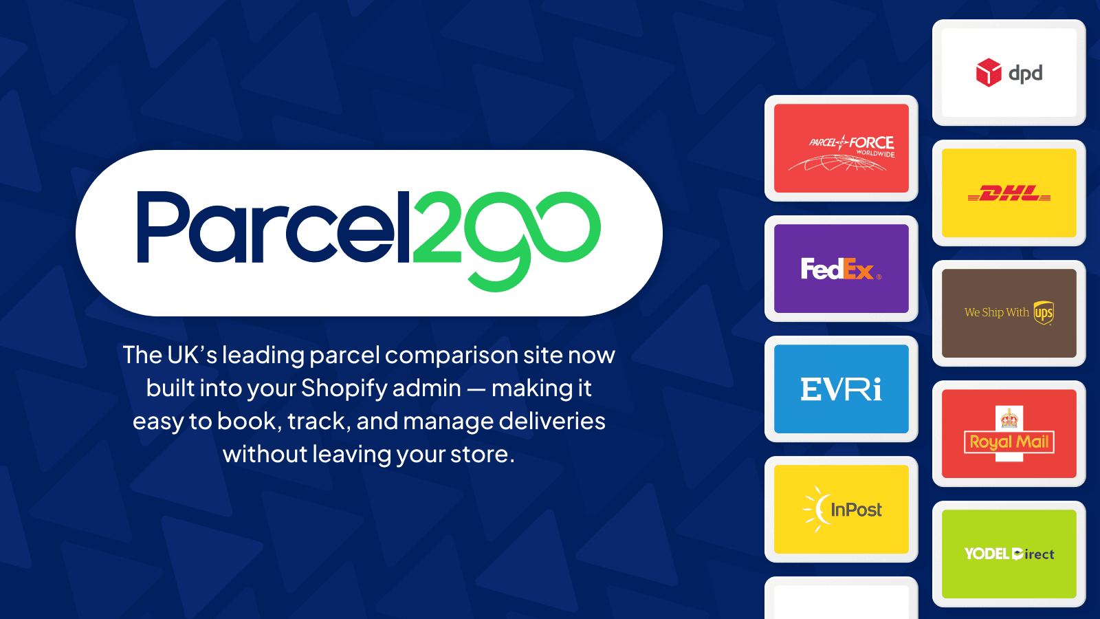 The UK’s leading parcel comparison site now built into Shopify