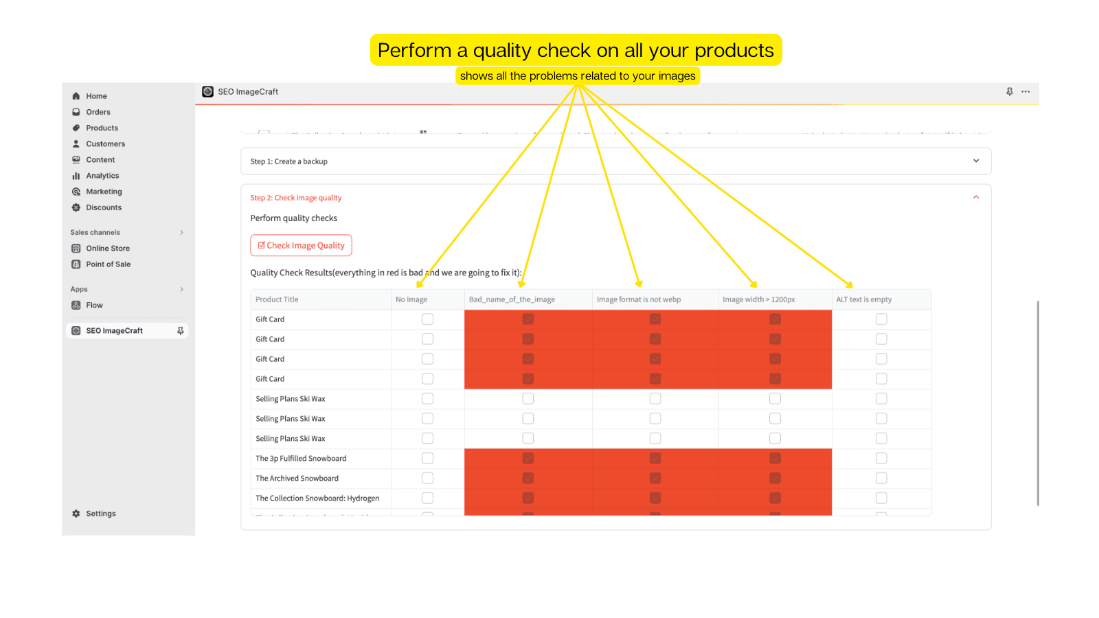 Check and fix all your images with the best seo practices