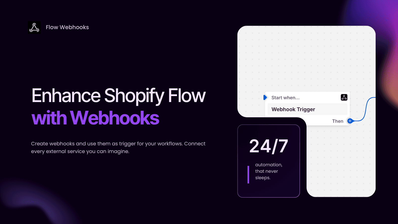 Flow Webhooks Screenshot with Flow Webhooks Trigger