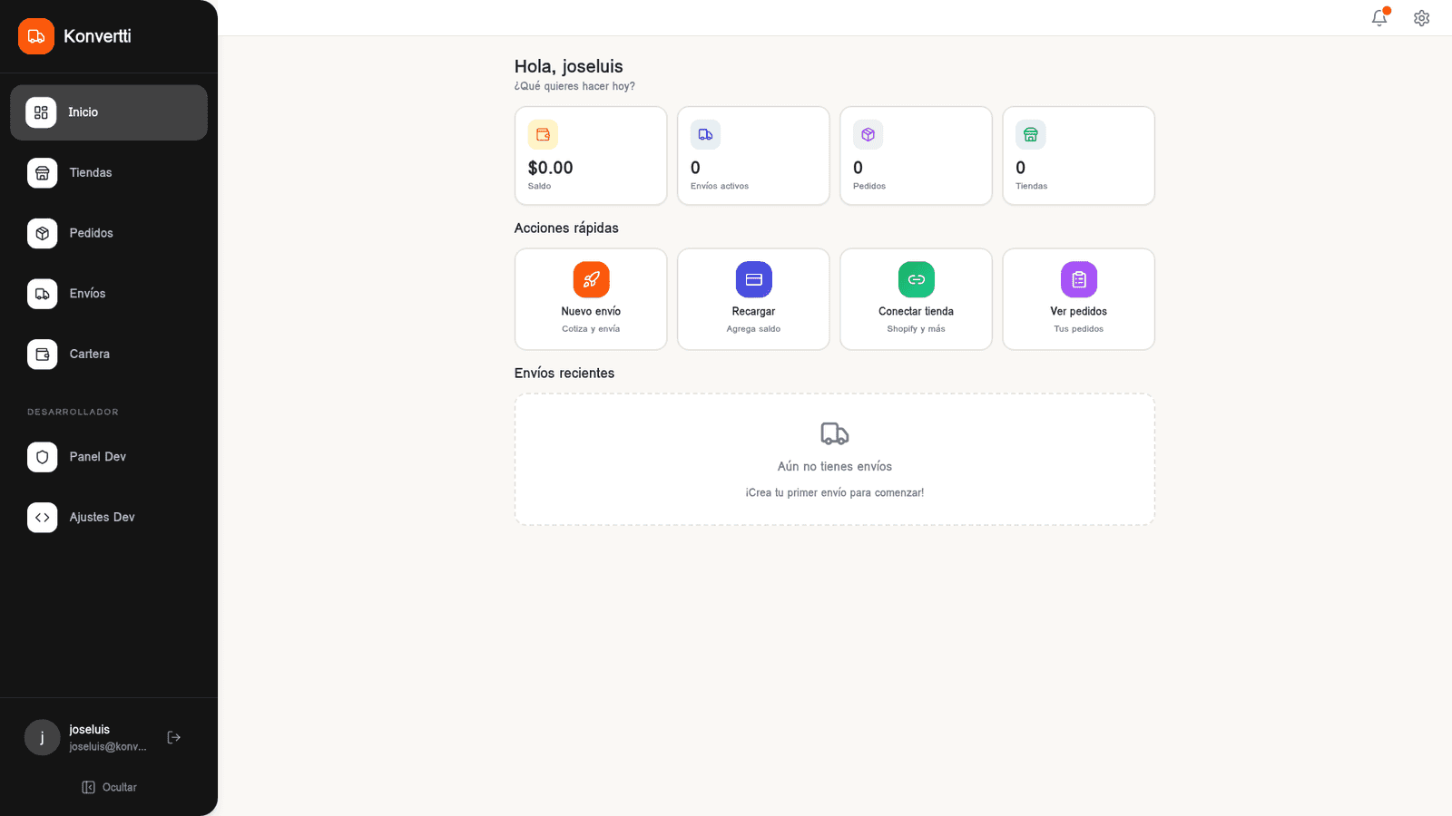 Login inicio