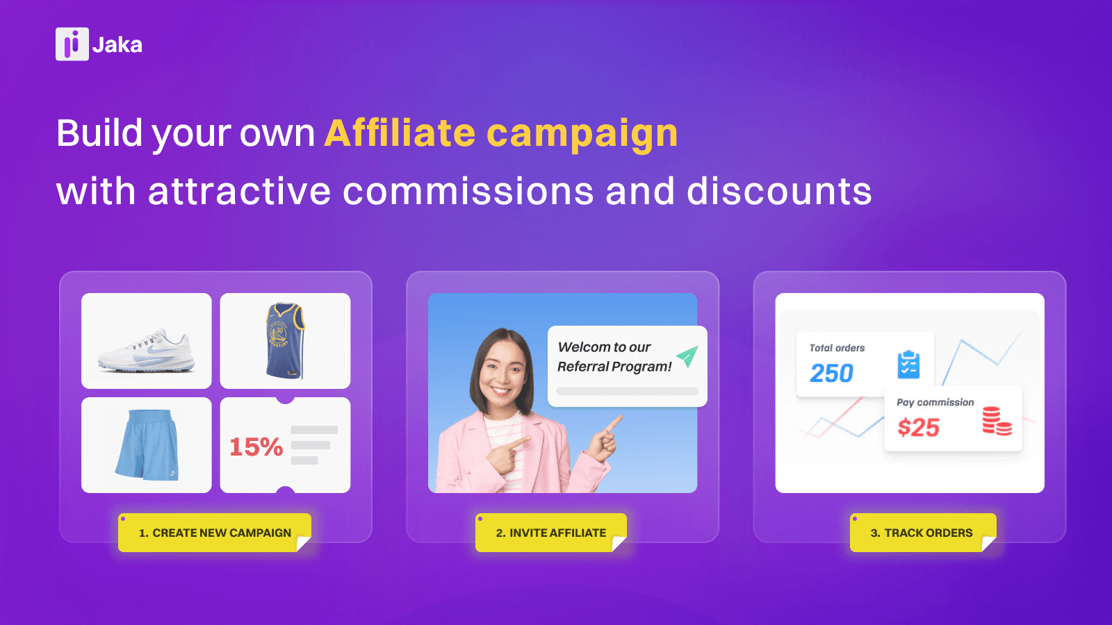 Jaka Affiliate Marketing & Referral program for Shopify