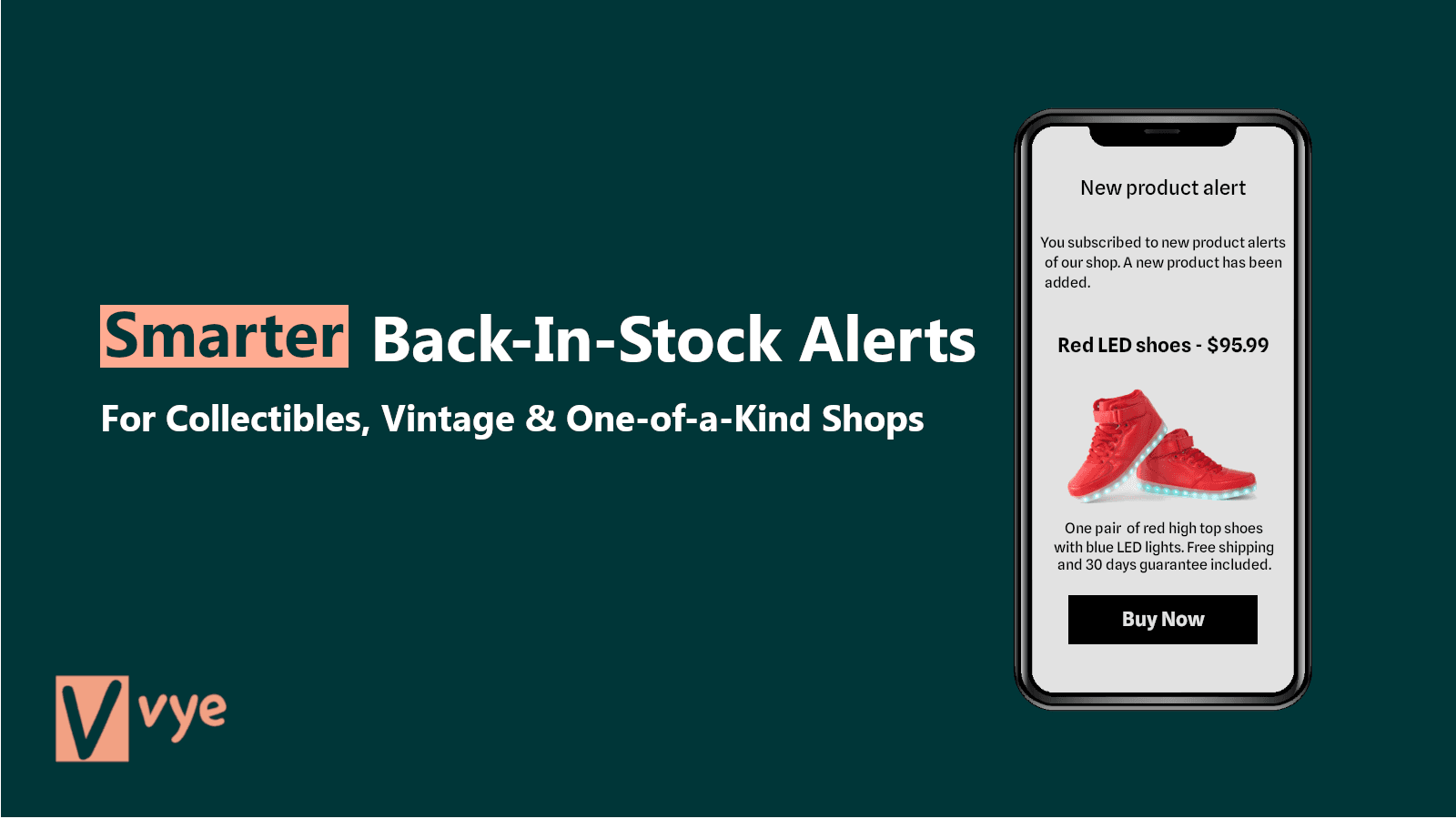 Vye Product Alerts