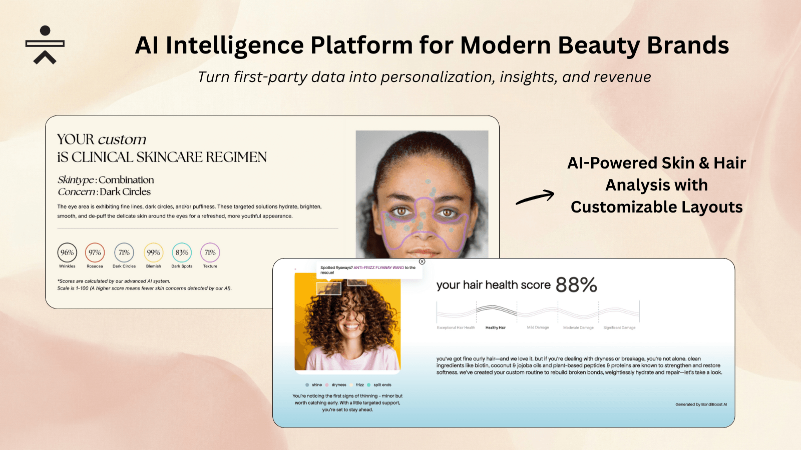 AI-powered skin & hair health analysis from shopper's selfies