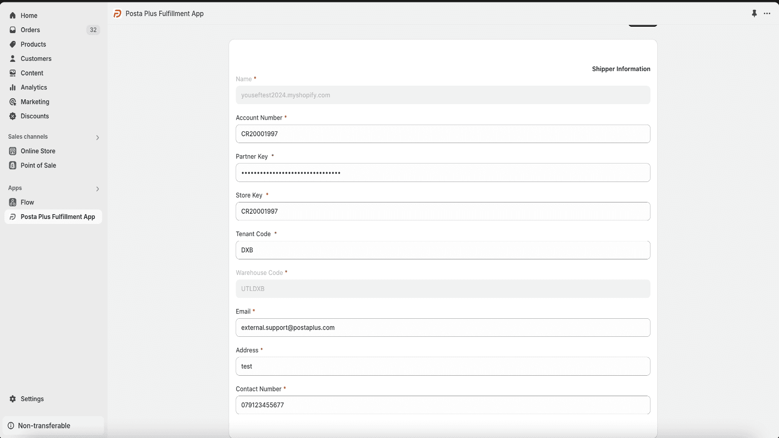 PostaPlus - Fulfillment Request Details