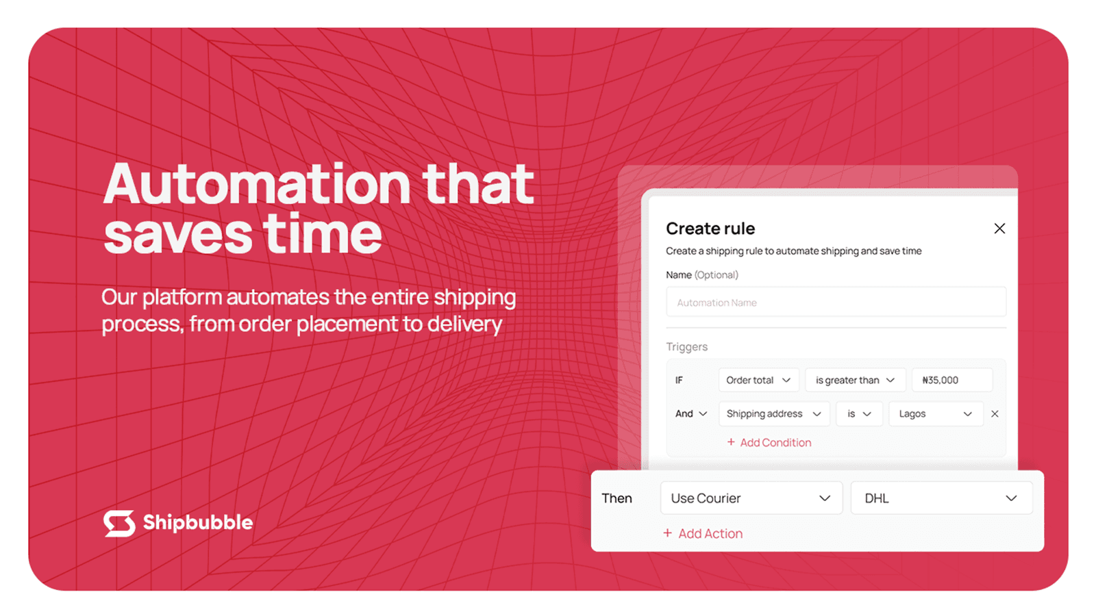 Checkout shipping automation that saves time.