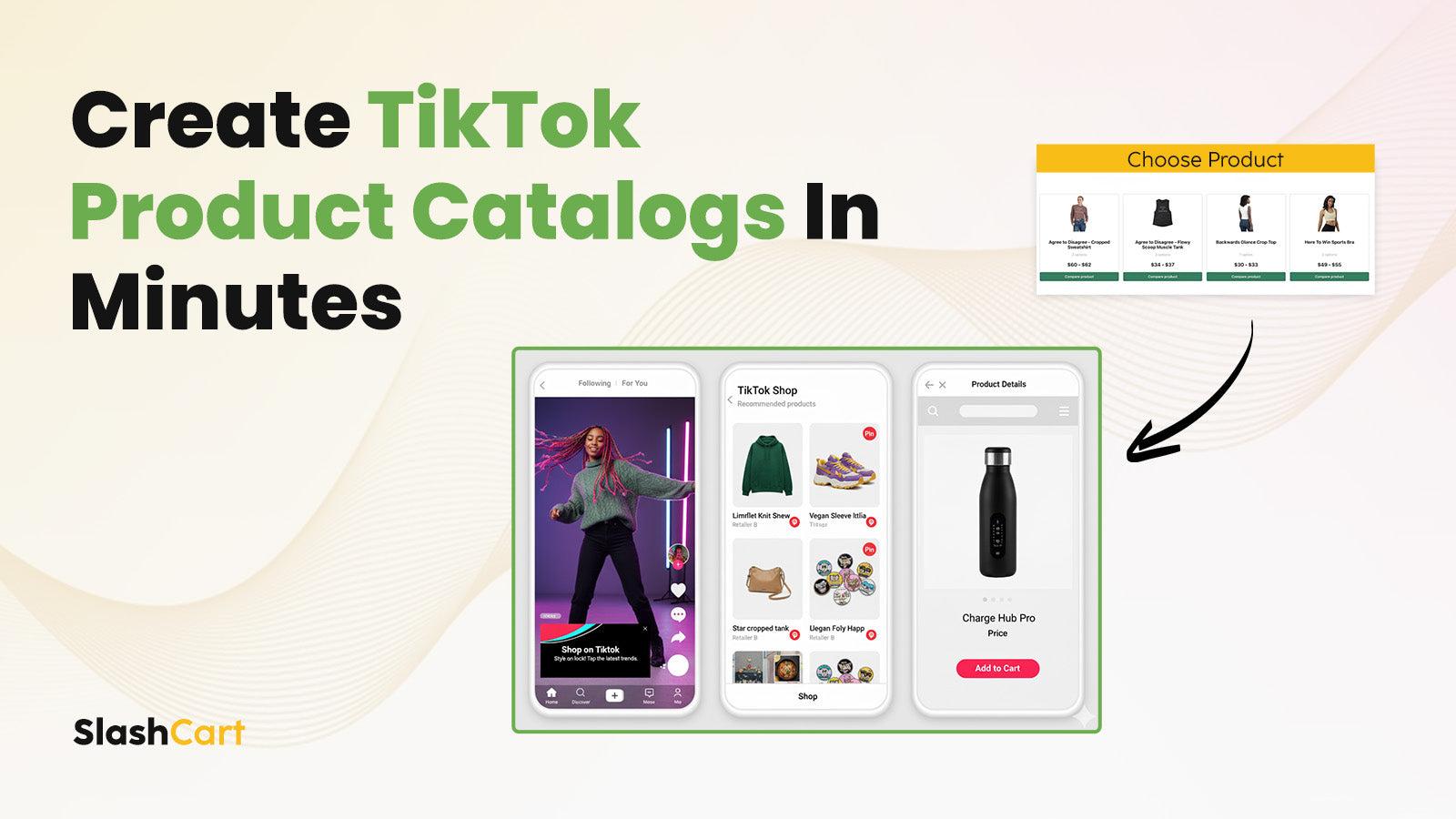 Create TikTok catalog from Shopify.