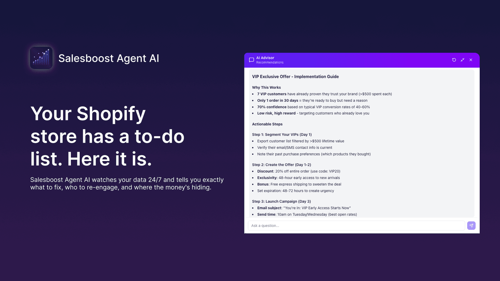 ai recommendations detail